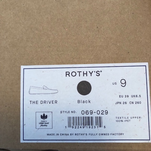 Rothy's The Driver Black size US 9 - Picture 5 of 6